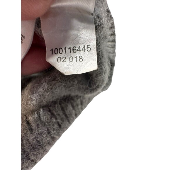 Brooks Brothers Gray Alpaca Wool Large Fluffy Pullover Sweater Women’s #IJ3-5 - Picture 8 of 10